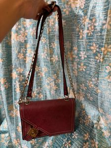 Burgundy Crossbody Bag