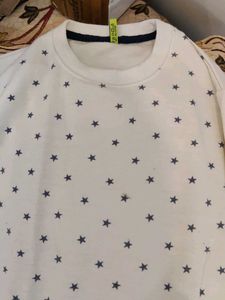 Star Print Pullover