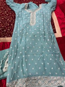 Sky Blue Palazzo Pants