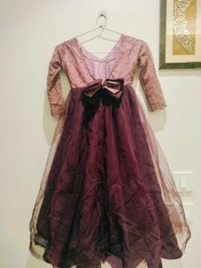 Elegant Purple Sequin Party Dress