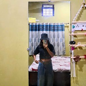 Cute Black Crop Top