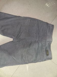 Grey High-Waisted Skinny Jeans