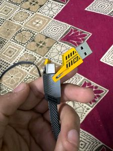 65 Watt 4 In 1 Data Cable With Neon Light