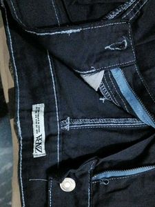 Blue Cargo Pants