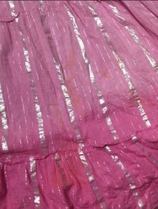 Pink Ombre Anarkali Dress