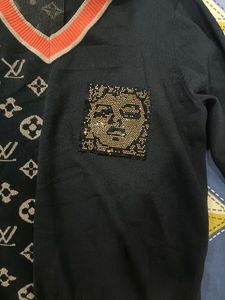 Women Louis Vuitton Printed Sweater