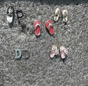 Funky Ear Studs (Slippers, &#39;D&#39;Initial &amp; Fish Tail)