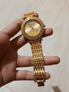 Gold Rhinestone Women&#39;s Watch😍
