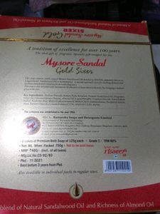 Mysore Sandal Soap
