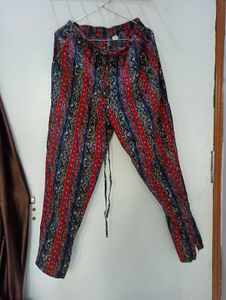 Red Printed Kurta Set
