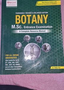 MSC ENTRANCE BOOK-Botany