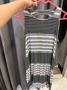 Gray Zip-Up Knit Jacket and Free Dress