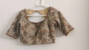 Elegant Gold Lehenga Set