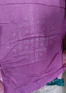 Pink &amp; Teal Bandhani Dupatta