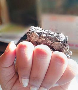 Silver Tone Statement Ring