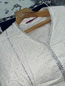 Libas White Kurta- Size S