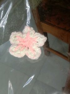 Handmade Crochet Flower Applique