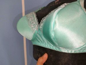 satin bra