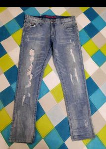 Light Wash Denim Jeans From Retro