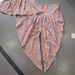 Peach Colour Dhoti Suit
