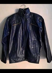 Stylish Black Faux Leather Jacket