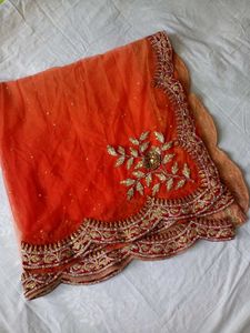 Designer Embroidered Lehenga Choli Double Shaded