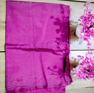 Magenta Blouse Material