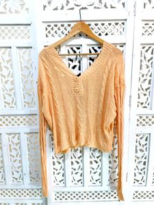 Soft Peack Knit Top (A)