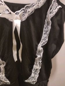 Beautiful Imported Lace Trim Top