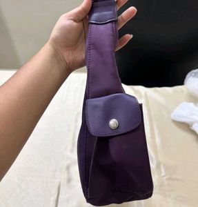 Longchamp Purple Hobo Bag