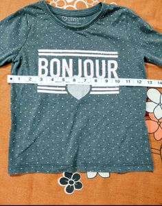 Cute Bonjour Top