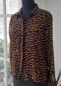 Massimo Dutti animal print shirt