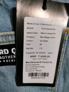 💥Brand New Ice Wash Men&#39;s Baggy Jeans 💥