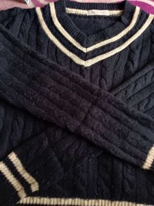 Striped Navy Blue Sweater