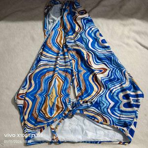 3111. Patterned Halter Top