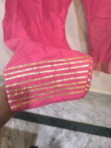 Pink Embroidered Salwar Pants