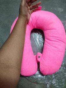Soft Foam Pink Neck Pillow