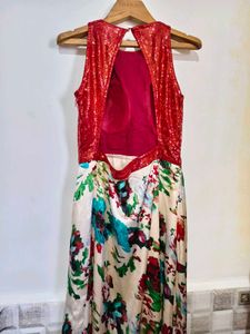 Floral Sequin Maxi Dress 32 to 34 inches