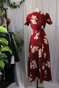 Floral Wrap Dress