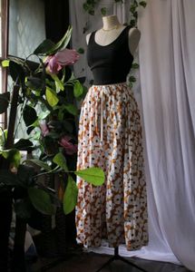 Floral Print Adjustable Pants