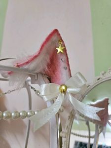Pink Cat Ears With Ribbons 🎀✨️