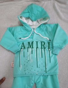 ❗ FREE DELIVERY❗New Woolen Cute Kids Tracksuit Set