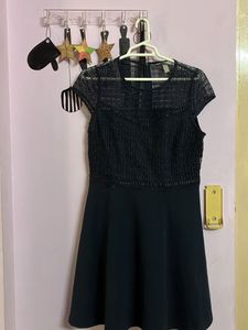HM- navy Blue Party Wear
