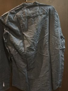 premium Linen Cotton Blue shirt