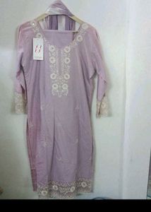 Pure cotton kurti pant dupatta set