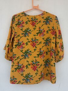 Floral Print Top - Bohemian Style