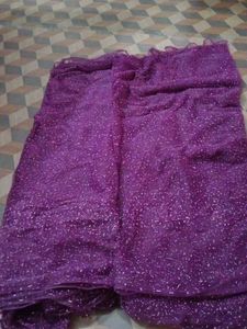 Purple Shimmering Fabric