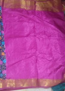 Pattu Saree With Blouse Piece