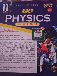 Sura&#39;s 11th Physics Vol. I &amp; II (2025-26 Edition)