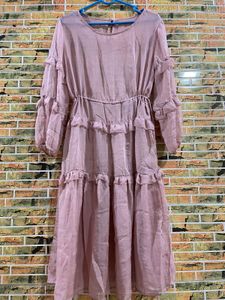 Peach Colour Dress